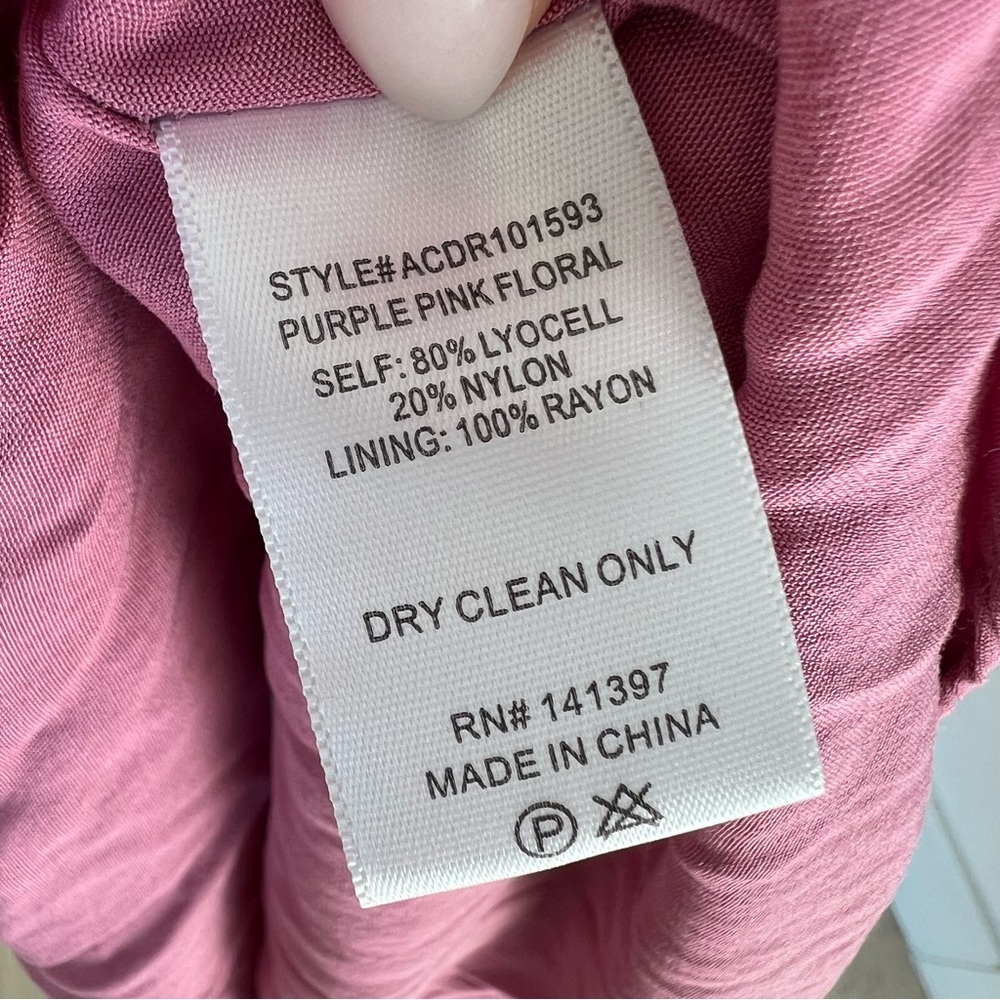 Astr the Label Lavender & Pink Floral Midi Dress - Picture 6 of 6